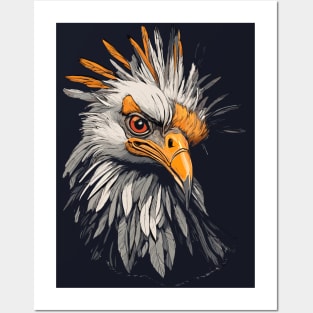 Secretary Bird Posters and Art